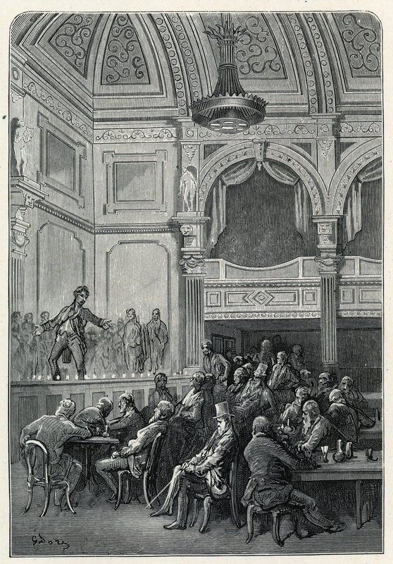 Evans sang- og kveldsrom av Gustave Dore