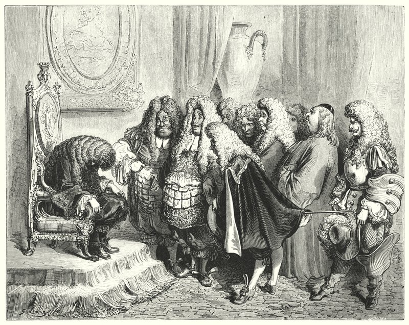 Esel hud; Eselskinn (gravering) av Gustave Dore