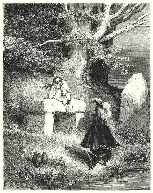 Petau-de "og; eselskinn av Gustave Dore