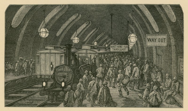 Arbeidertoget (gravering) av Gustave Dore