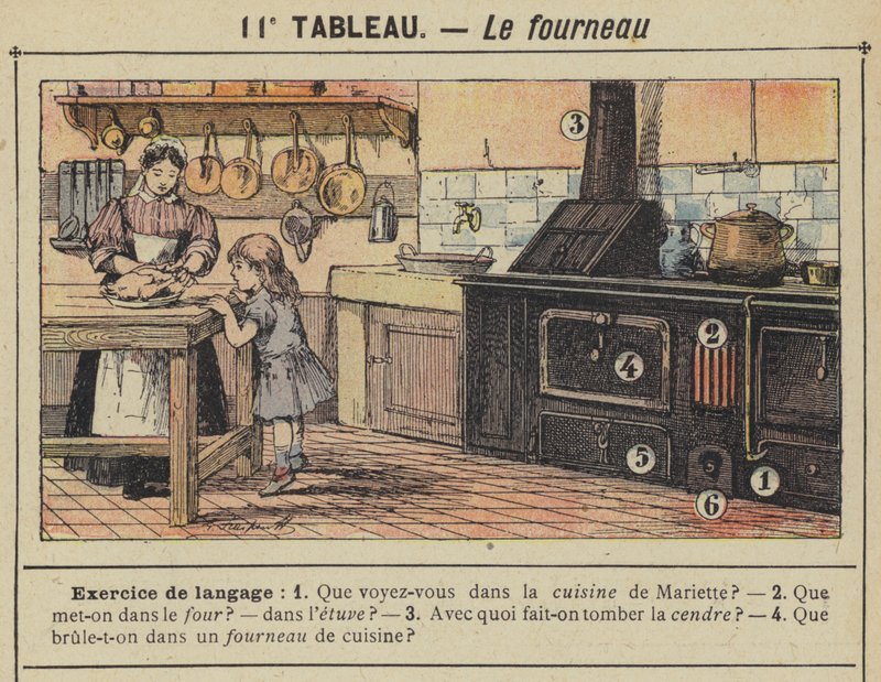 The Furnace (farge litho) av Gustave Fraipont