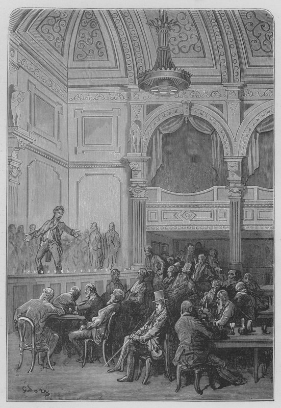 Kafe-konsert av Gustave after Dore