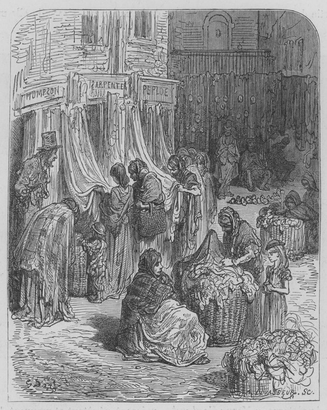 Rags Fair av Gustave after Dore