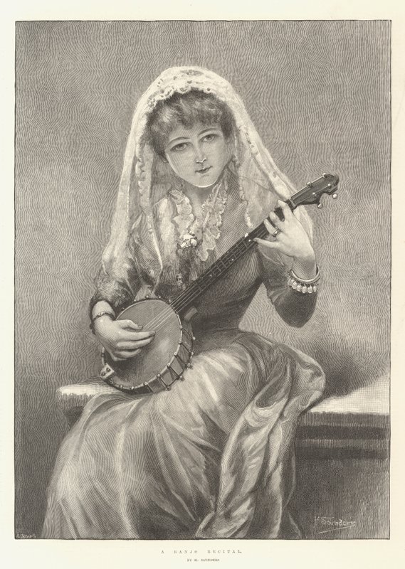 En Banjo-recital av H. Saunders