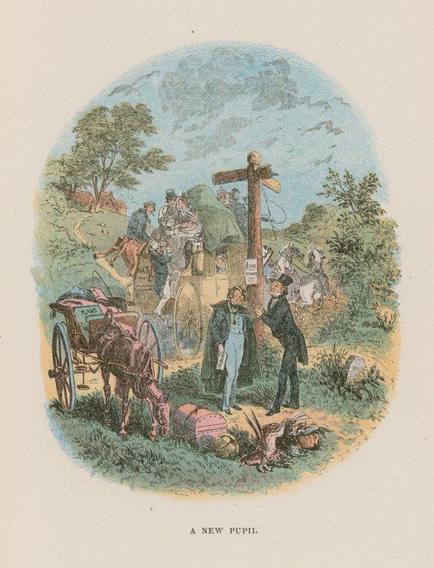 Illustrasjon for Martin Chuzzlewit av Hablot Knight Browne