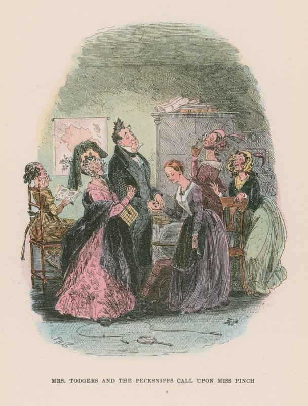 Illustrasjon for Martin Chuzzlewit av Hablot Knight Browne