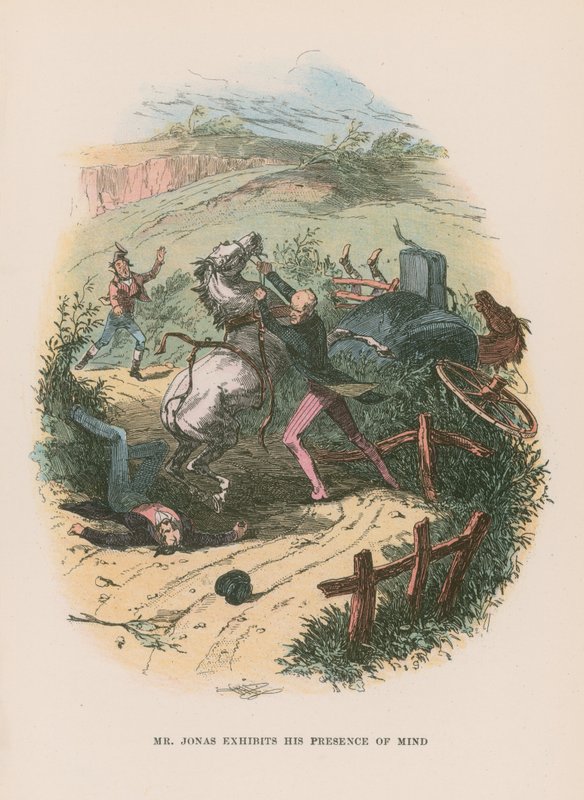 Illustrasjon for Martin Chuzzlewit av Hablot Knight Browne