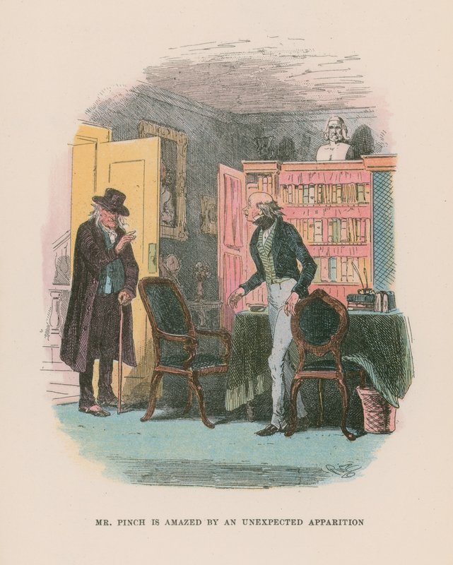 Illustrasjon for Martin Chuzzlewit av Hablot Knight Browne