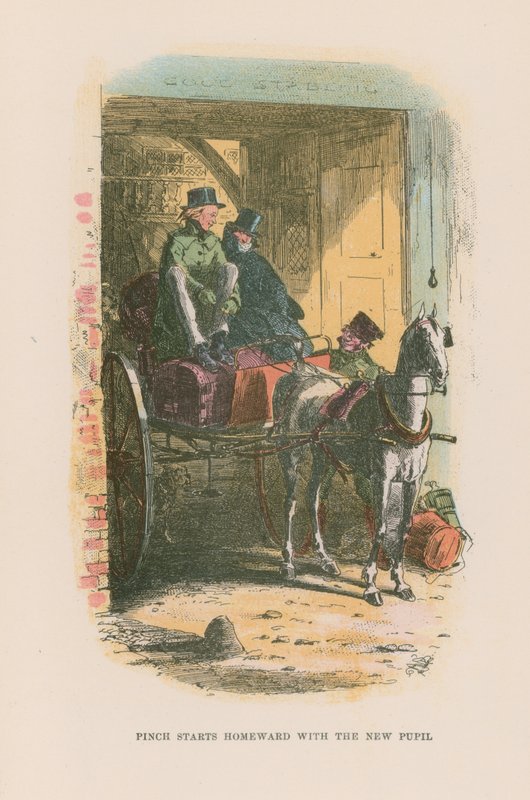 Illustrasjon for Martin Chuzzlewit av Hablot Knight Browne