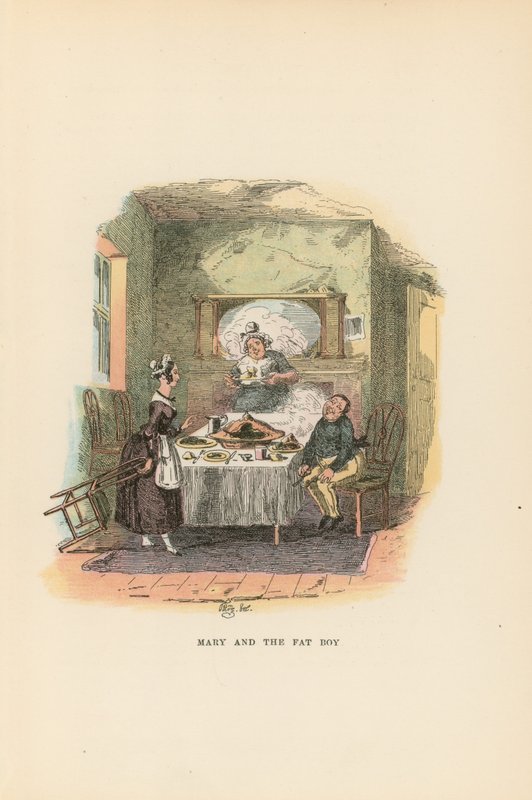 Illustrasjon for Pickwick Papers av Hablot Knight Browne