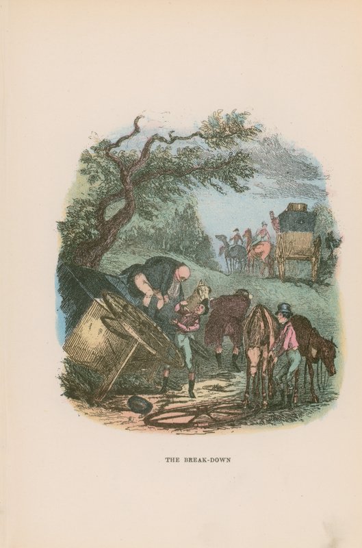 Illustrasjon for Pickwick Papers av Hablot Knight Browne