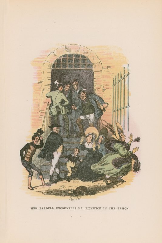 Illustrasjon for Pickwick Papers av Hablot Knight Browne