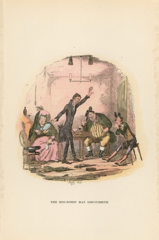 Illustrasjon for Pickwick Papers av Hablot Knight Browne