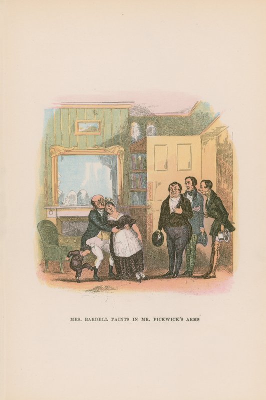 Illustrasjon for Pickwick Papers av Hablot Knight Browne