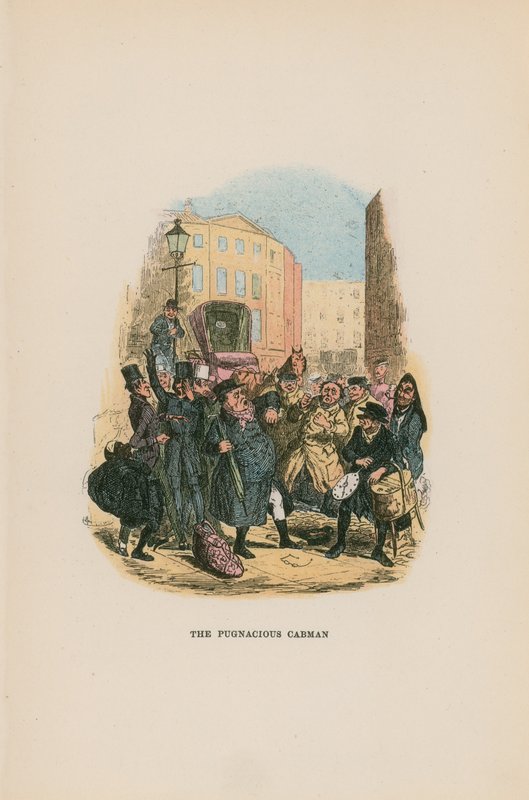 Illustrasjon for Pickwick Papers av Hablot Knight Browne