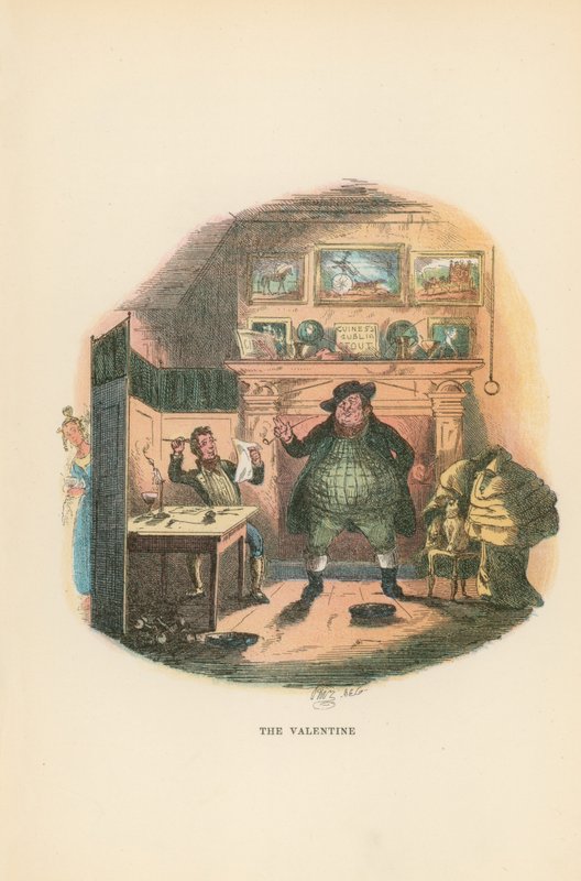 Illustrasjon for Pickwick Papers av Hablot Knight Browne