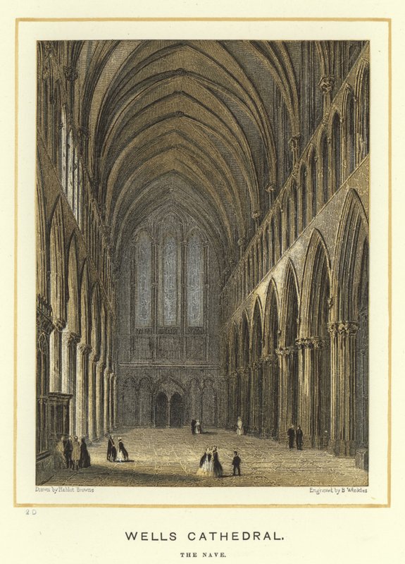 Wells Cathedral, skipet av Hablot Knight Browne