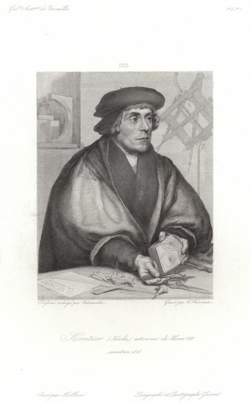 Nicholas klør seg av Hans Holbein der Jüngere