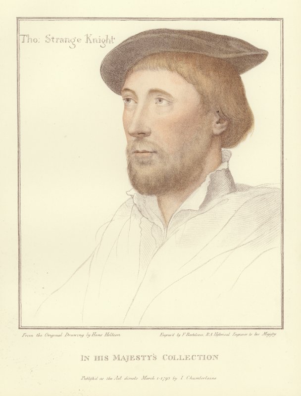 Sir Thomas Strange (akvatint) av Hans Holbein der Jüngere