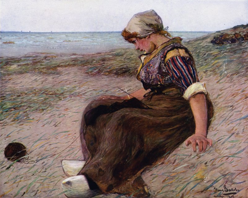 Deep in Thought (farge litho) av Hans von Bartels