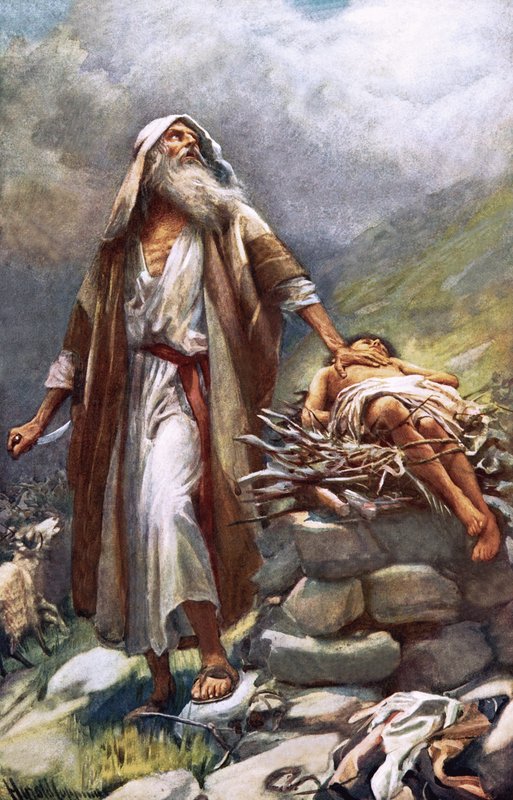 Abraham og Isak av Harold Copping