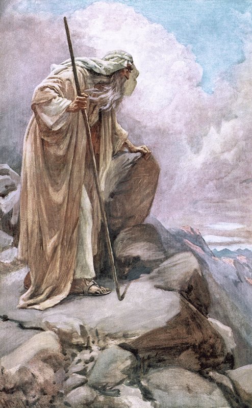 Moses på Pisgah av Harold Copping