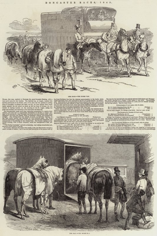 Doncaster Races, 1849 av Harrison William Weir