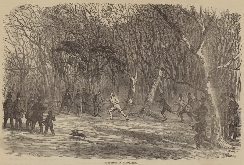 Fotløp på Bayswater av Harrison William Weir