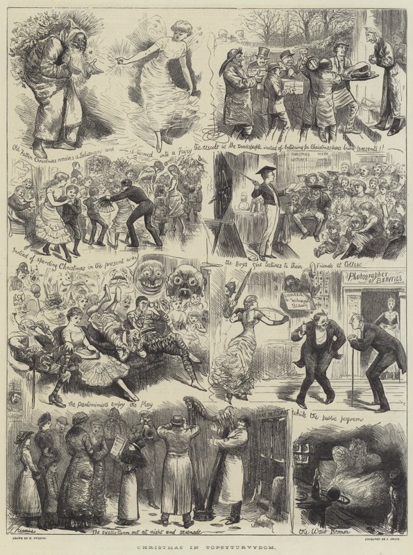 Jul i Topsyturvydom av Harry Furniss