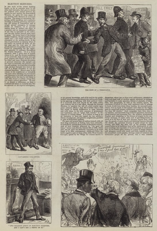 Valgskisser av Harry Furniss