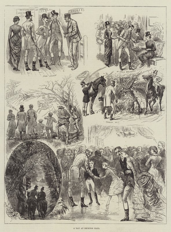 En dag i Beckton Hall av Harry Furniss