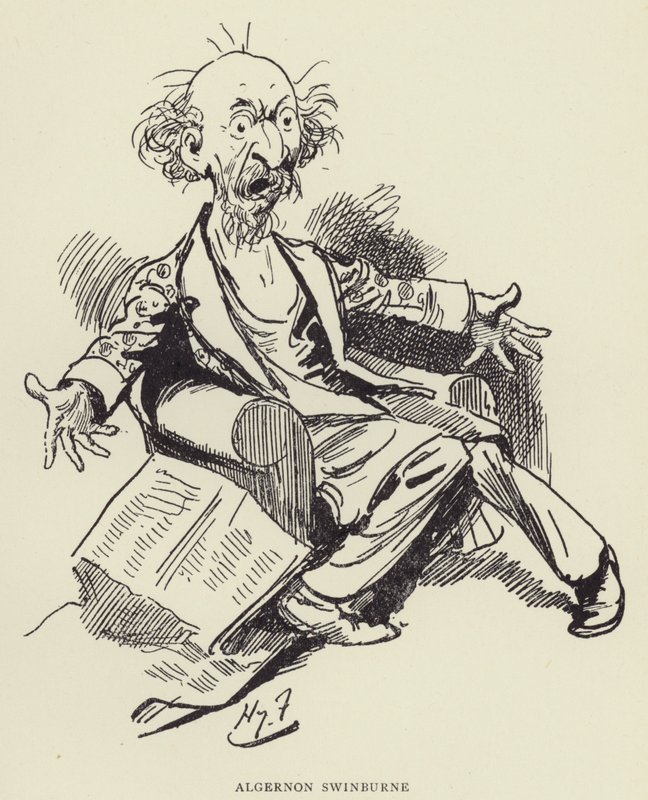 Algernon Swinburne av Harry Furniss