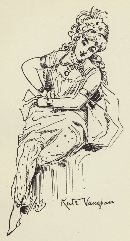 Kate Vaughan av Harry Furniss