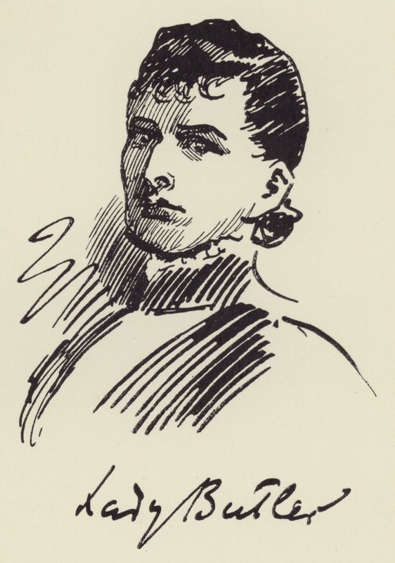 Lady Butler av Harry Furniss