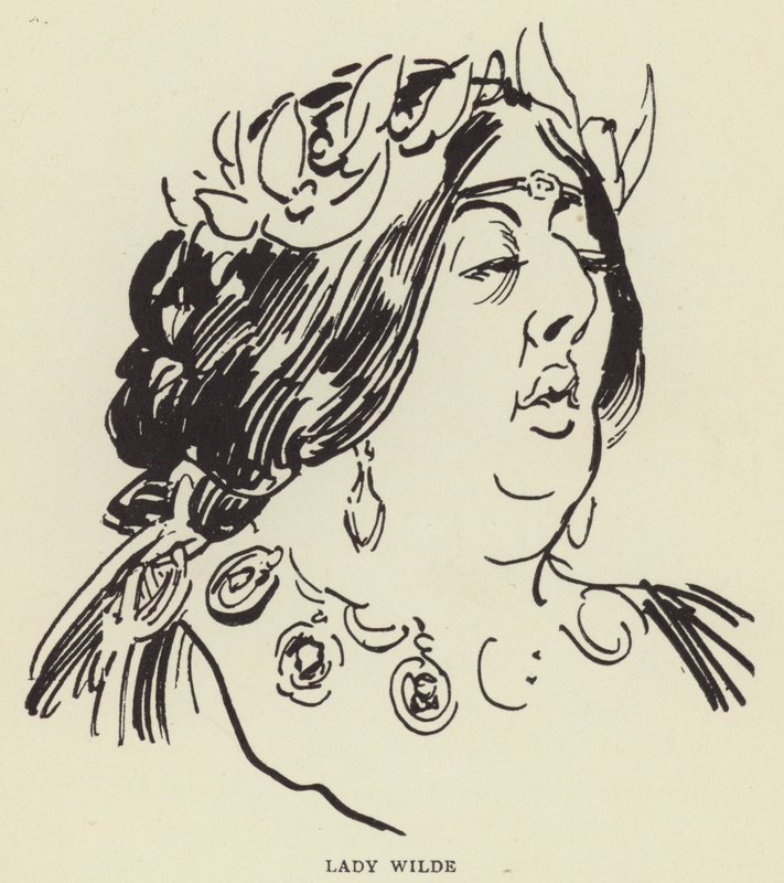Lady Wilde av Harry Furniss