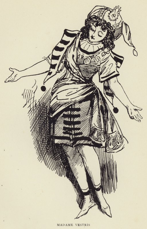 Madame Vestris av Harry Furniss