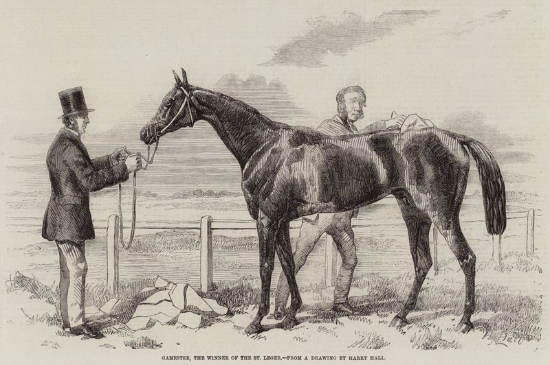 Gamester, vinneren av St Leger av Harry Hall