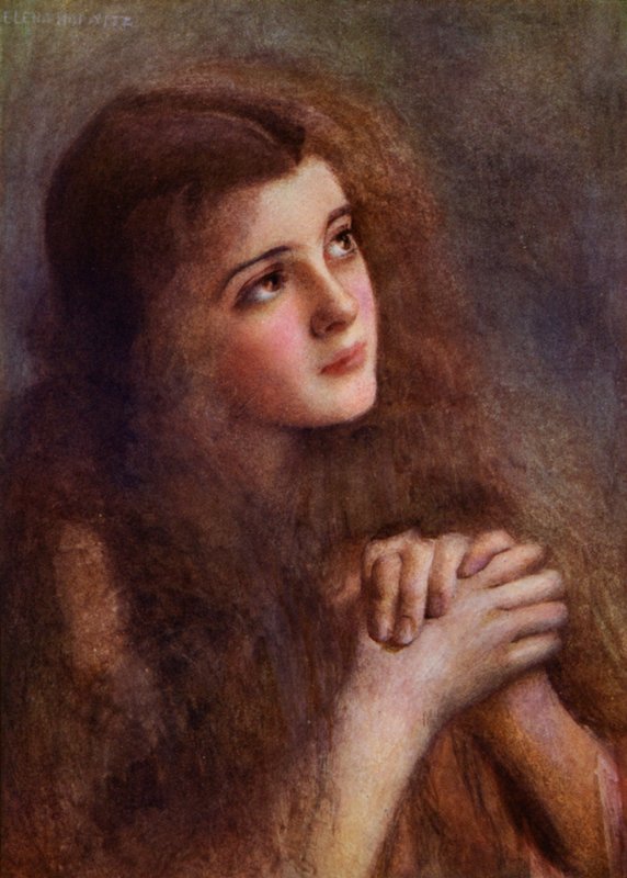 Day Dreams (farge litho) av Helena Horwitz