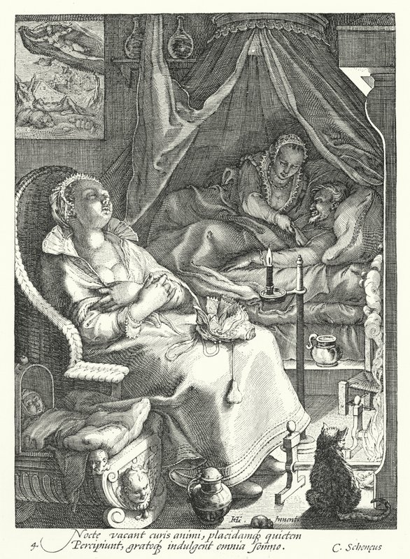 Natt (gravering) av Hendrik (after) Goltzius