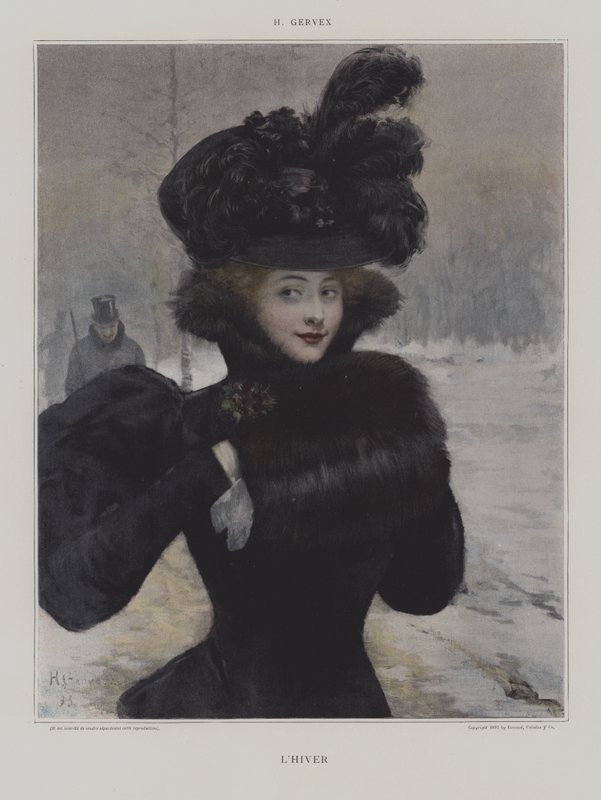 LHiver (vinter) av Henri Gervex