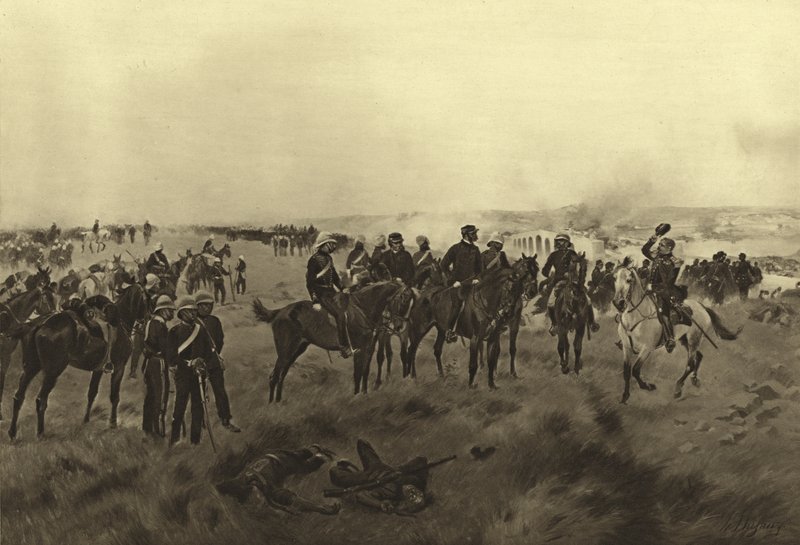 Kampanje i Kina, 1860 (gravyr) av Henri Louis Dupray