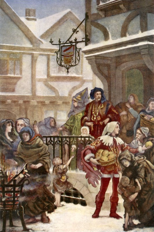 Sir Richard Whittington deler ut veldedighet av Henrietta Rae