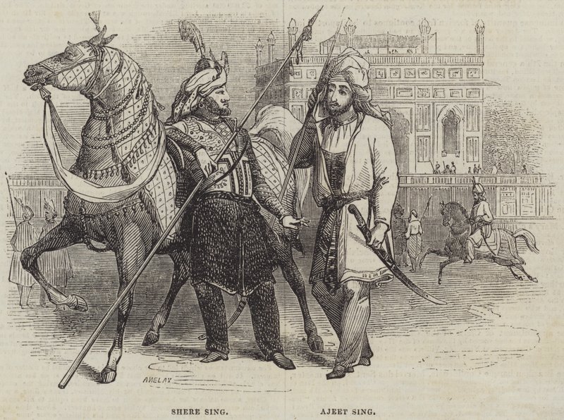 Shere Sing og Ajeet Sing av Henry Anelay