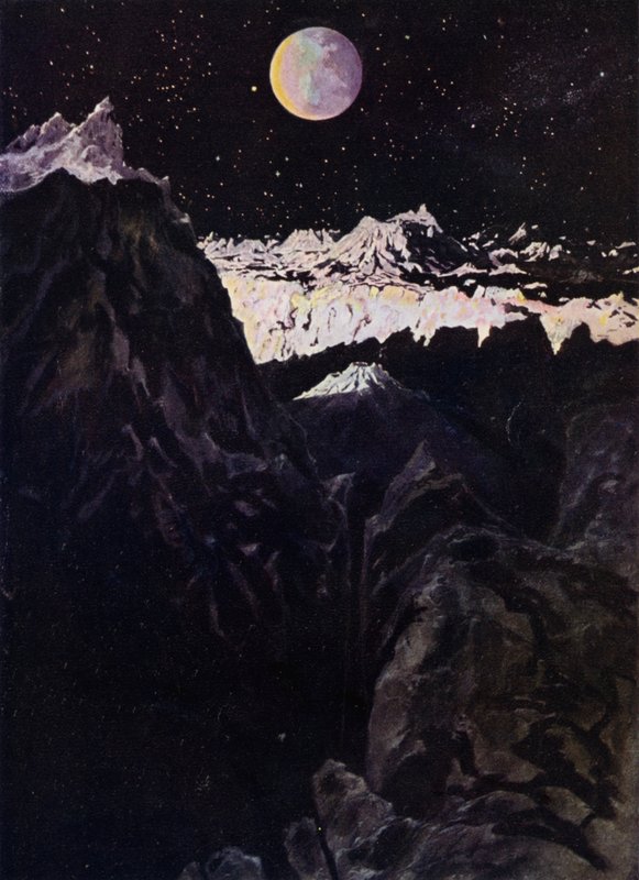 Et landskap på månen av Henry Charles Seppings Wright