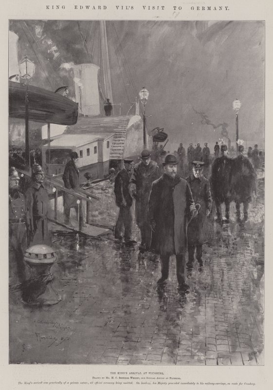 Kong Edward VIIs besøk i Tyskland av Henry Charles Seppings Wright