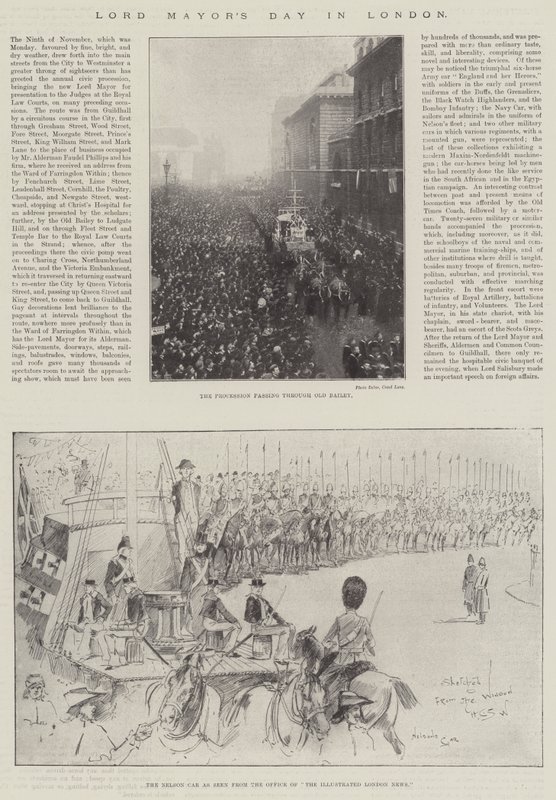 Lord Mayor's Day i London av Henry Charles Seppings Wright