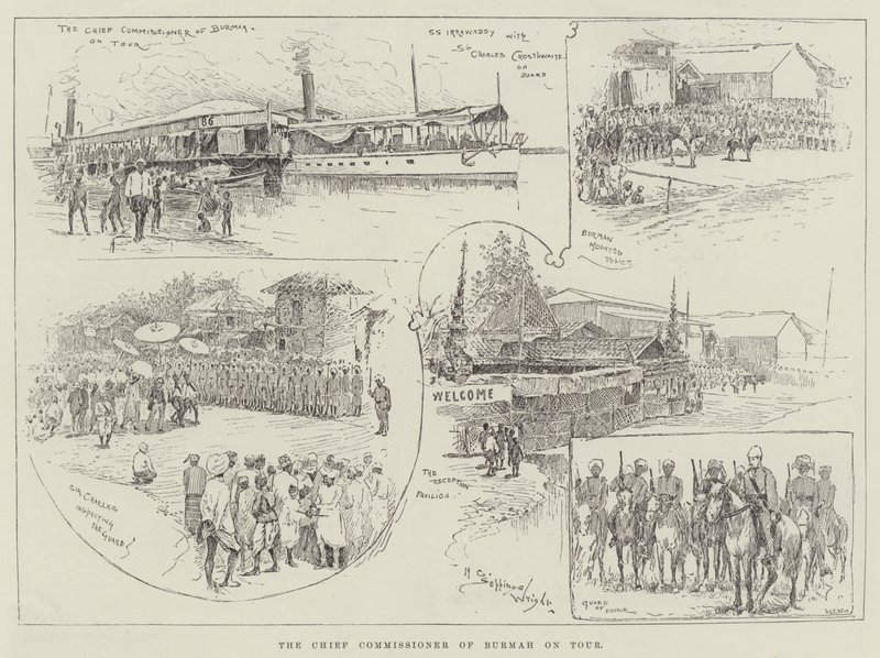 Sjefskommissæren i Burmah på tur av Henry Charles Seppings Wright