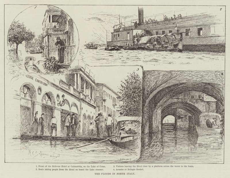Flommen i Nord-Italia av Henry Charles Seppings Wright