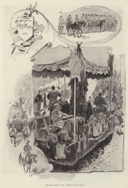 Lord Mayor's Show, Scener i gatene av Henry Charles Seppings Wright