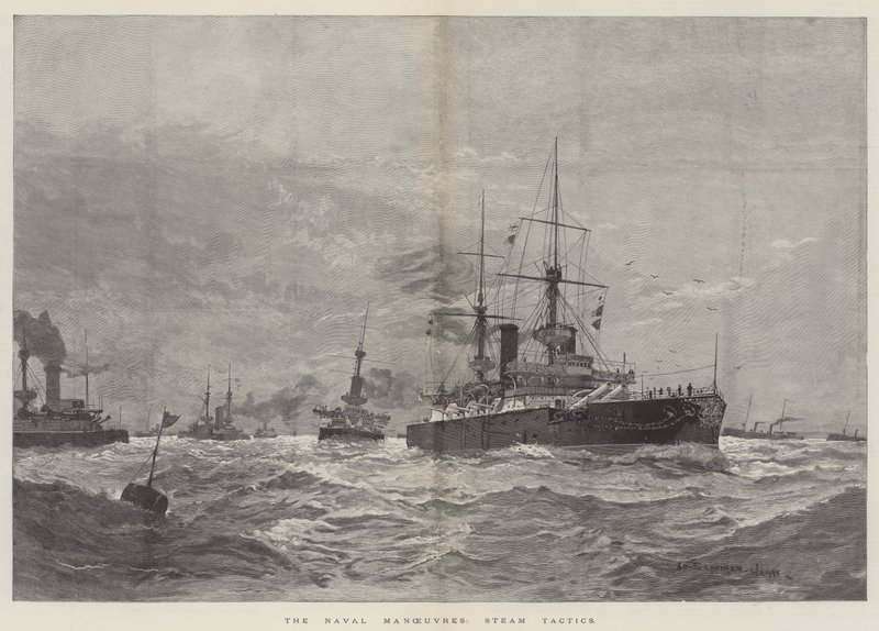 Sjømanøvrene, Steam Tactics av Henry Charles Seppings Wright
